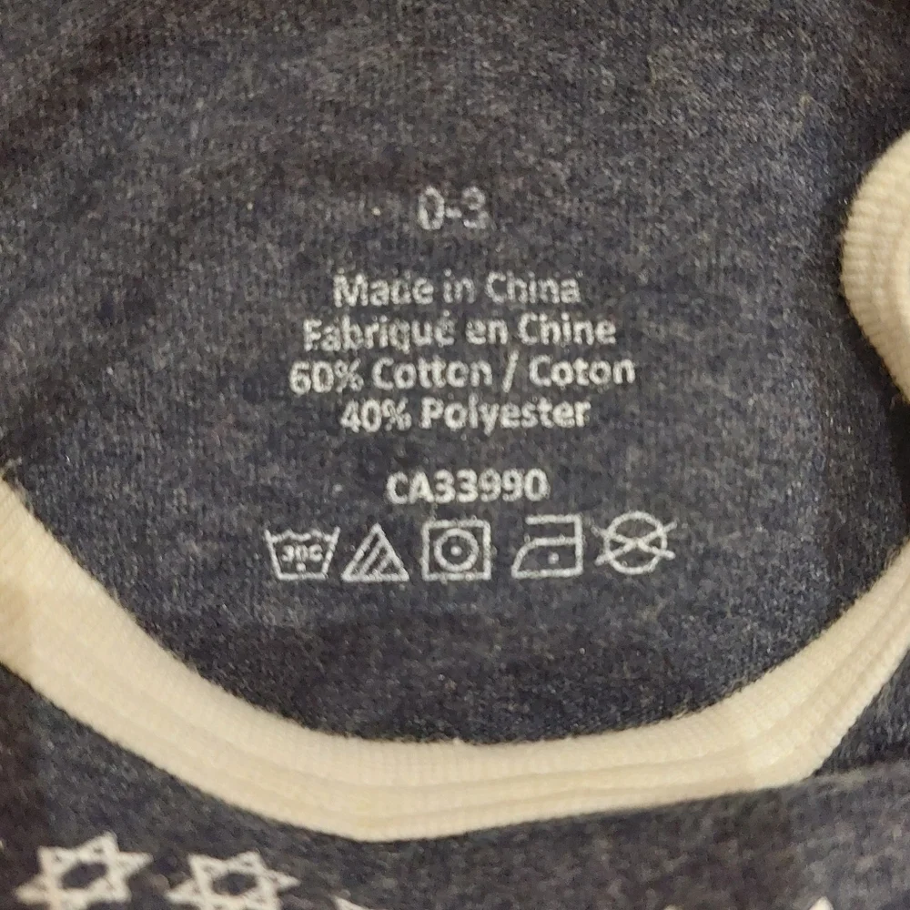 Happy Hanukkah Onesie 0-3 Months - Picture 3 of 3